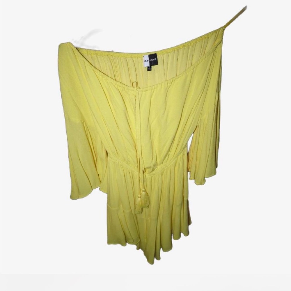 Yellow day and night romper